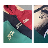 Ltd. Ed. SUNSET shirt - hoodie I Black - Burgundy - Forrest