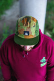 MC x Bernot Caps handmade 5 panel I Australian Auscam camou with olive sides and brim