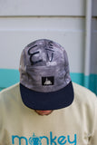 MC x Bernot Caps handmade 5 panel I Front Cover Tie Dye