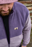 Polar Fleece Halfawrap Jacket I Lilac/Purple