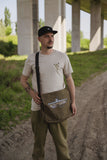 Urban Petri Canvas Stalking Bag I Olive - Sand -  Black (very ltd!)