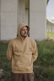 Walk The Walk hoodie I Old Gold - Heather Grey