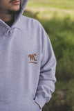 Walk The Walk hoodie I Heather Grey - Old Gold
