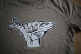 Carp Shaka shirt I Heather Red - Black - Clay