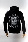 APE hoodie I Black - Burgundy