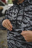 Halfawrap Windbreaker Pull Over Jacket I Vietnamese Tiger Stone Camou