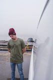 Surface shirt I Mid Heather Khaki