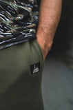 Carp Shaka loose fit joggers I Warm Olive