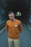 Day & Night crewneck I Rust
