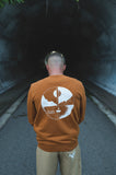 Day & Night crewneck I Rust