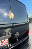 Vinyl Decal Sticker logo medium I Matt Black - Sand - other colours