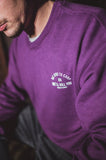 Be Kind minimal crewneck I Purple
