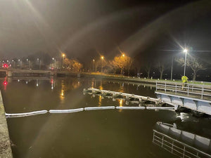Ultraquick response to Ostend canal pollution