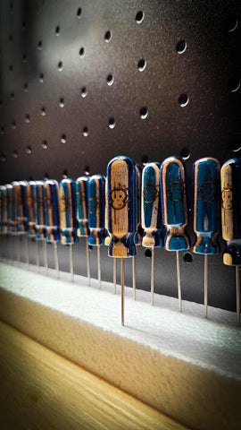 MC x KF Leads Collab needle I Handmade Finnish Colour Wood (ltd. to 50 pcs only)