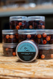 Danske Karpefiskere '26 Hard Hookbaits & Pop Ups in one I North Sea Shrimp - MonkeyMino blend