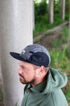 MC x Bernot Caps handmade 5 panel I Carhartt Bowie camou with black sides and brim