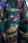 Vintage Belgian Army Heavy Jacket I God Save the the carp size big XL / XXL (only 1 made)