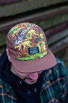 MC x Bernot Caps handmade 5 panel I Forest Pocket Fabric