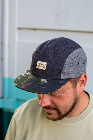 MC x Bernot Caps handmade 5 panel I Unpublished Digicam with various coloured sides and top II