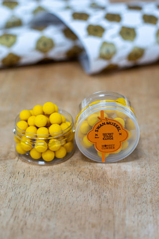 Swan Mussel pop ups I Duck Yellow 14mm