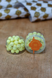 Peach Juice pop ups I White - Bright Orange - Washed Out Yellow 15mm