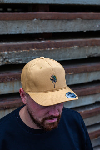 Minimal Duckhunt logo Baseball cap I Sand