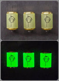 MC x Lewis Smith Customs 'Glow On' Box set I 3 bobbins + matching baiting needle (only 25 made) (kopie)