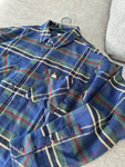 Cotton Flannel shirt I Navy Bottlegreen (Limited Edition!)
