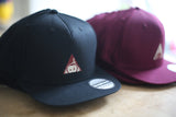 Triangle Logo snapback I Black - Burgundy