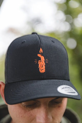 K.O.T.F. Flame Mesh Baseball cap I Black w/ Red logo