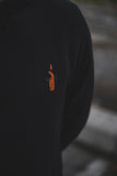 Red KOTF Flame Logo Minimal hoodie I Black - Grey