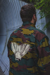 Vintage Belgian Army Heavy Shirt/Jacket I Tail of Friendship size XL (only 1 made)
