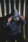 Surface hoodie I Mid Heather Navy