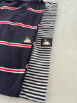 Halfawrap Striped Skate shirt I Blue 'n Red or Grey 'n Black S-M-L